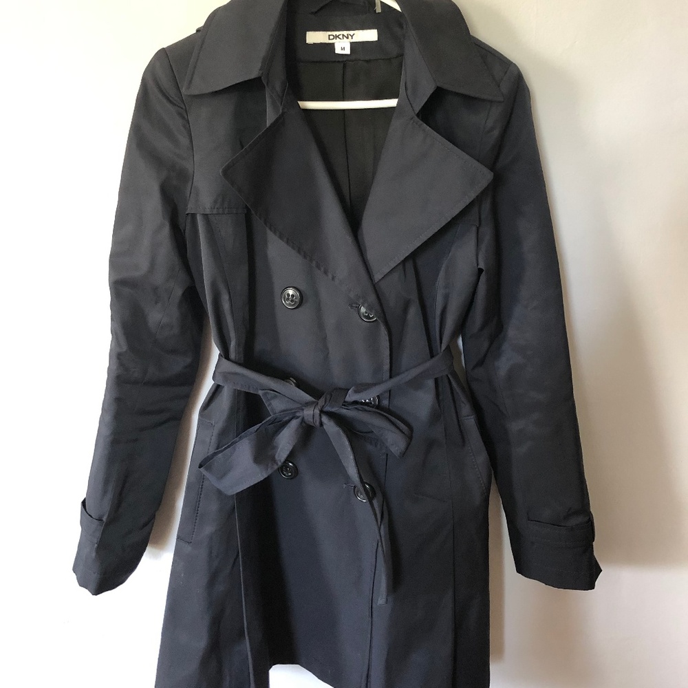 DKNY Women's Trench Raincoat, Sz Medium